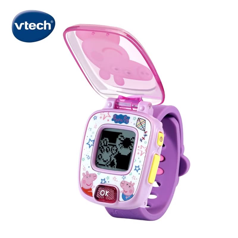 Vtech　粉紅豬小妹-多功能遊戲學習手錶-粉