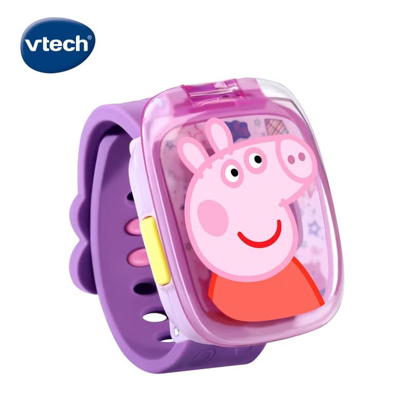 Vtech　粉紅豬小妹-多功能遊戲學習手錶-粉