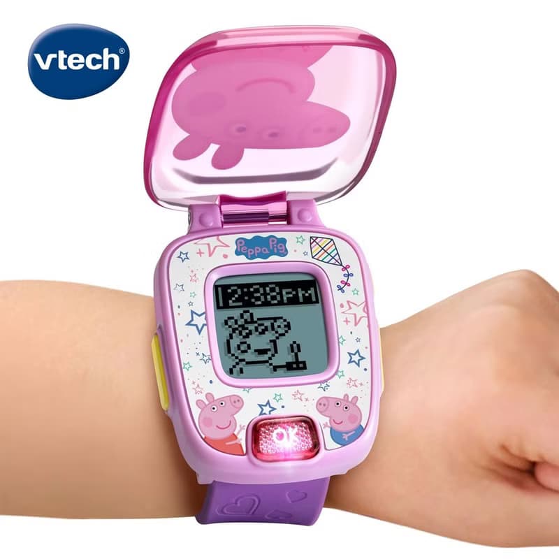 Vtech　粉紅豬小妹-多功能遊戲學習手錶-粉