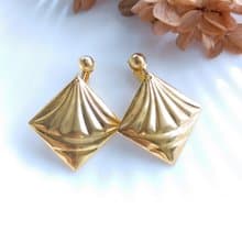 Vintage Jewelry 西洋古董飾品  摩登垂墜都會風采 夾式耳環