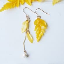 秋の葉jewelryピアスorイヤリング