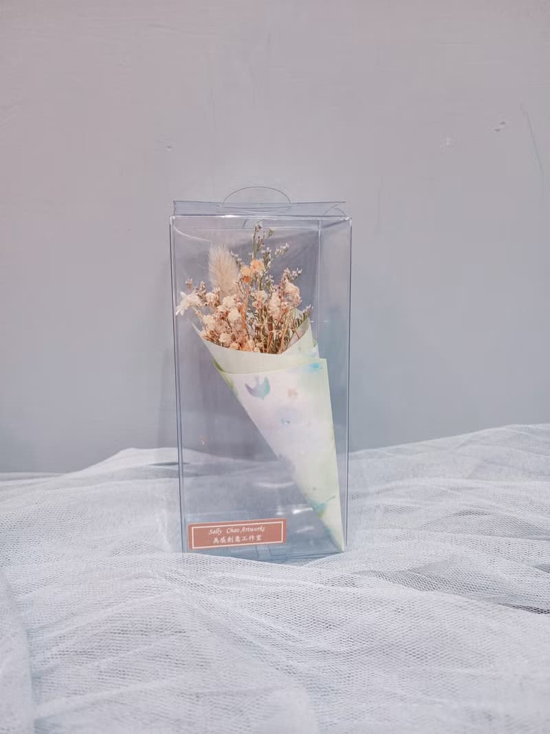 甜筒花束 乾燥花  禮物 畢業花束 生日禮物 情人節 婚禮小物