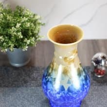 【送禮好物】高25cm 結晶釉 花瓶 鶯歌葉敏祥作品 花器