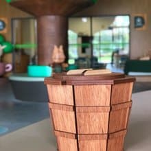 【手作DIY】木桶 飯桶 存錢筒 收納筒 創意禮物 可愛 實用