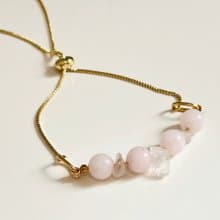 粉紅晶手鍊|天然石材 |首飾禮品