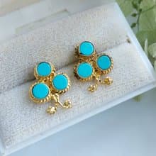 Vintage Jewelry 西洋古董飾品 小巧 可愛手工 復古 針式耳環