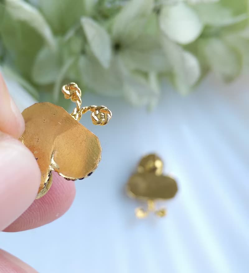 Vintage Jewelry 西洋古董飾品 小巧 可愛手工 復古 針式耳環