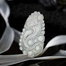 冰種翡翠古龍牌 | 天然緬甸玉翡翠A貨 | 送禮