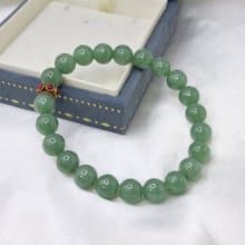 甜甜糖果色湖水綠手串 手珠 珠串 | 天然緬甸玉A貨翡翠