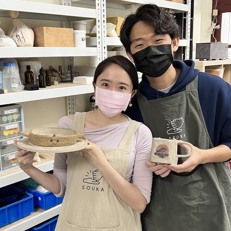 【體驗】【彩繪瓷盤製作】新竹 陶藝體驗 / 一人成團 / 約會行程 / 文化幣