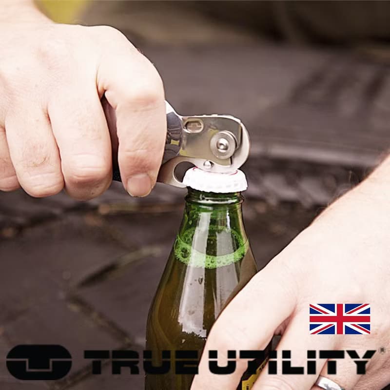【True Utility】英國多功能刀叉鑰匙圈工具組Sporknife