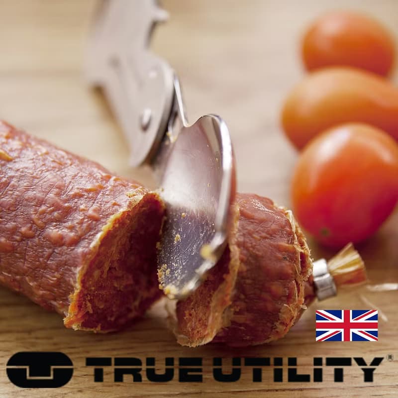【True Utility】英國多功能刀叉鑰匙圈工具組Sporknife