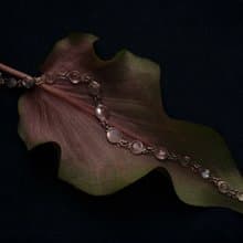 1920s 英國 裝飾藝術時期 月光石純銀手鍊