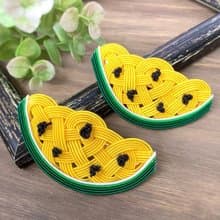 水引　バレッタ【すいか】黄色　可愛い　スイカ
