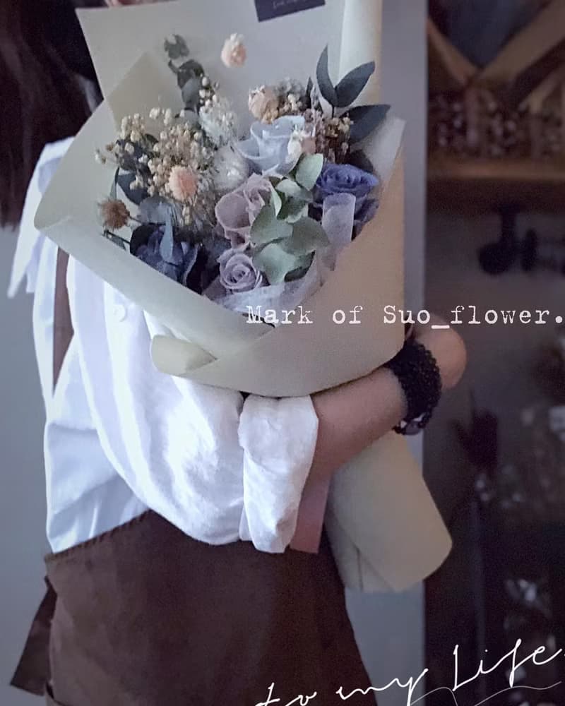 永生花花束/告白花束/求婚花束/生日禮物/畢業花束
