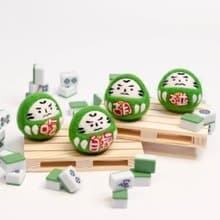 麻將達摩 福神 鑰匙圈 吊飾 擺飾 羊毛氈 生日禮物 幸運小物
