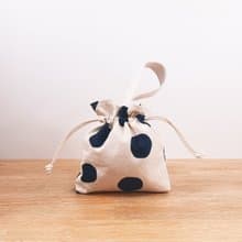 【暑假出遊】日式 藍點 手提包/水桶包/束口包/飲料提袋