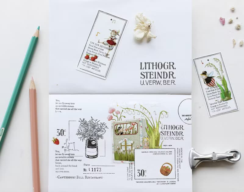 標簽集 透明手帳印章