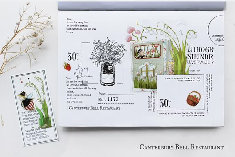 標簽集 透明手帳印章