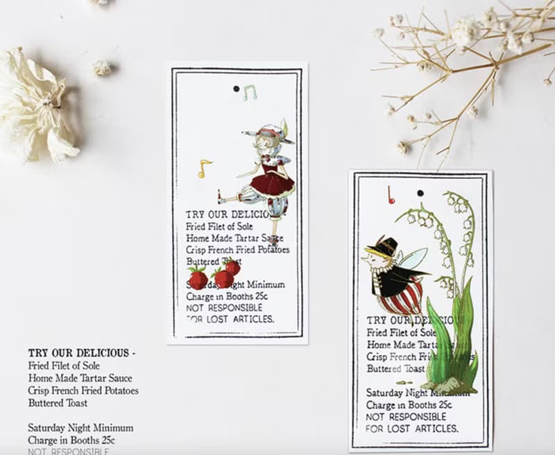 標簽集 透明手帳印章