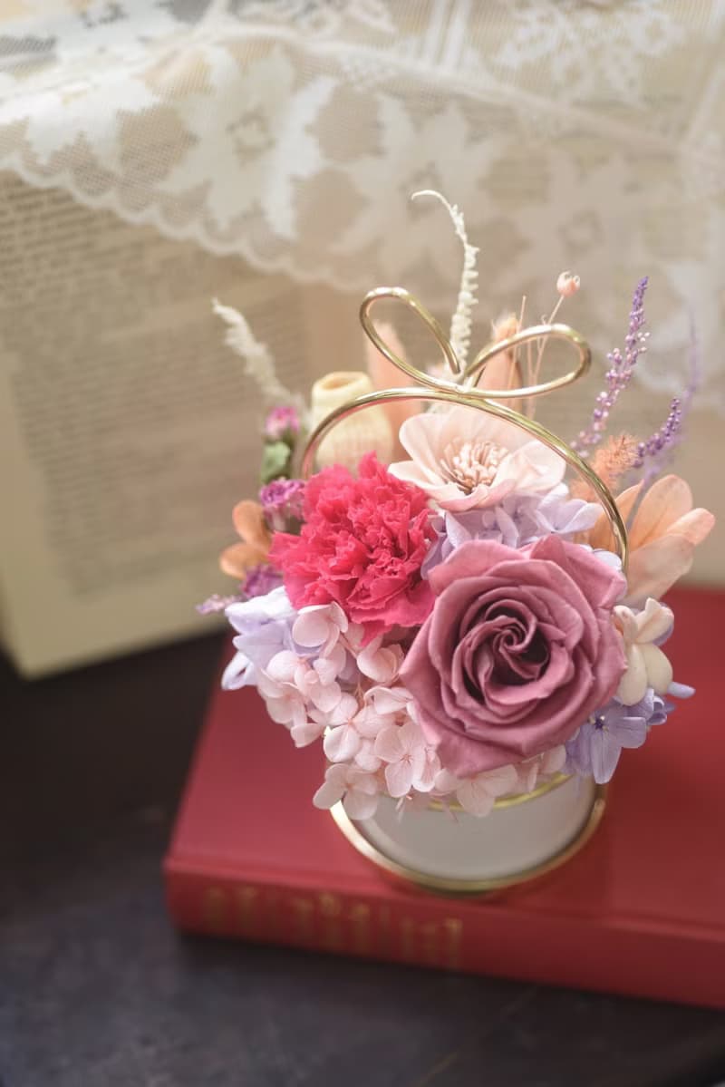 永生花禮 母親節花禮 乾燥盆花  開幕花禮 生日禮永恆時刻