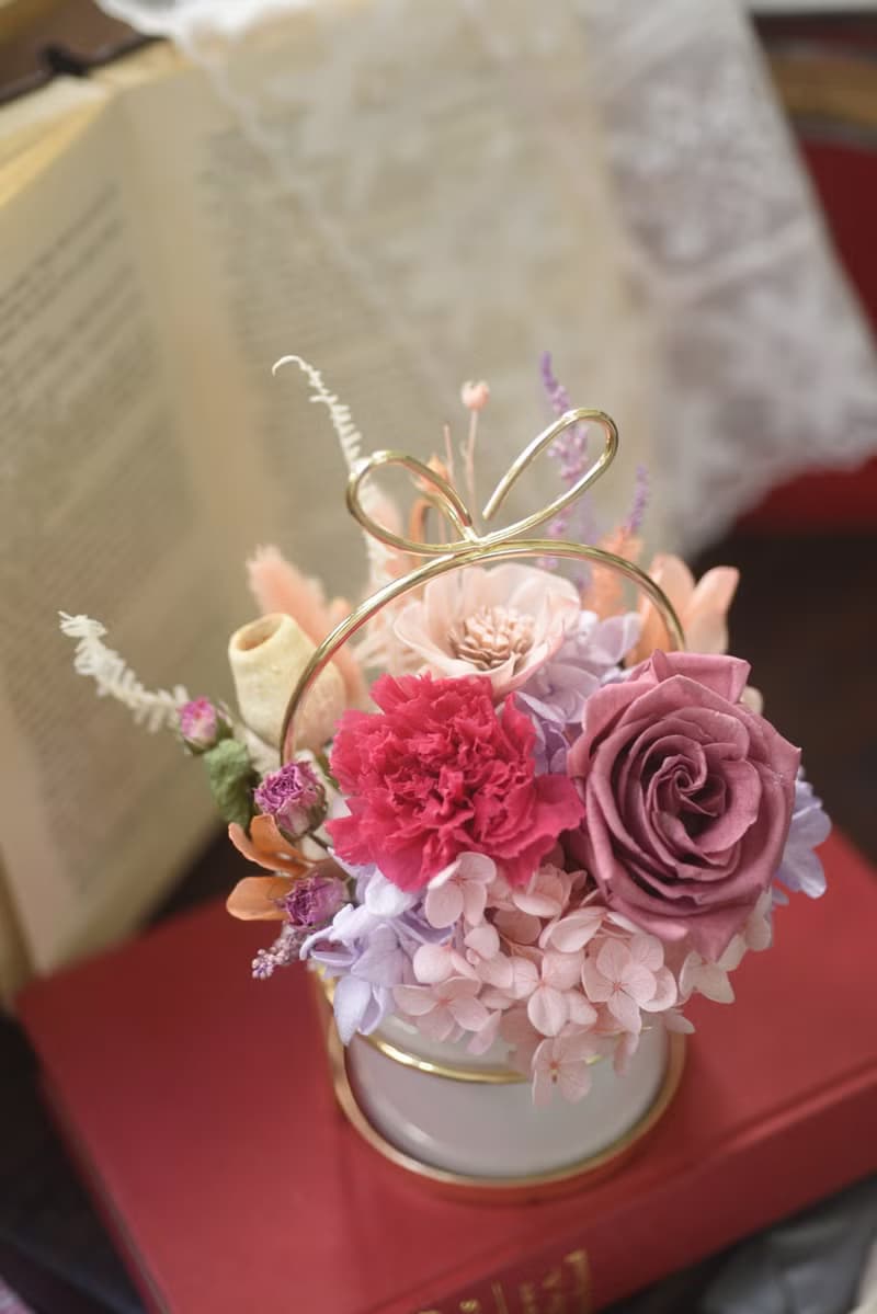 永生花禮 母親節花禮 乾燥盆花  開幕花禮 生日禮永恆時刻