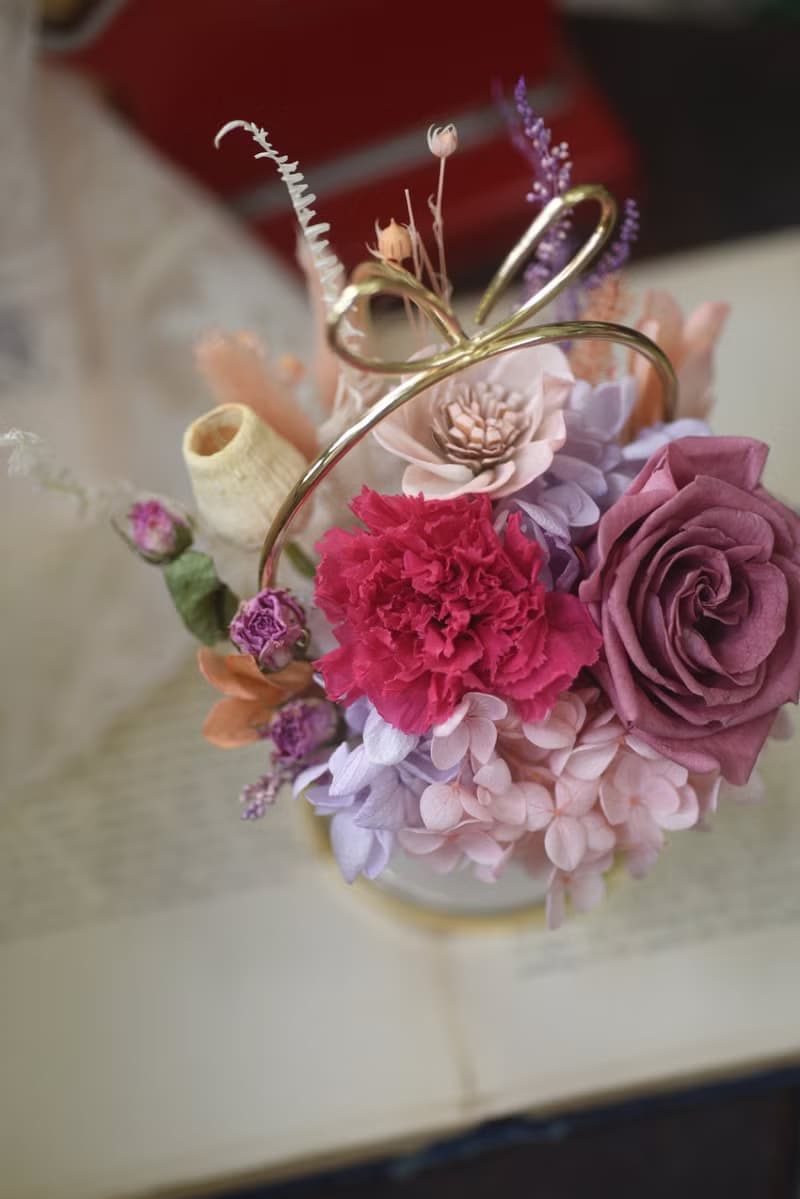 永生花禮 母親節花禮 乾燥盆花  開幕花禮 生日禮永恆時刻