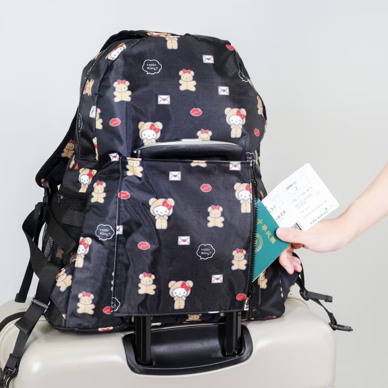 murmur 2way收納後背包(大) | hello kitty (小熊) | 收納袋可背