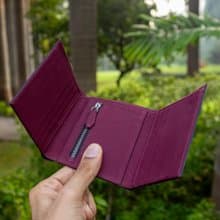 Trifold Wallet Leather for Men, Women
