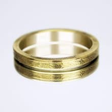 Chile Coin Ring 100 pesos 2001-2015 Mapuche Indians coin rings for men