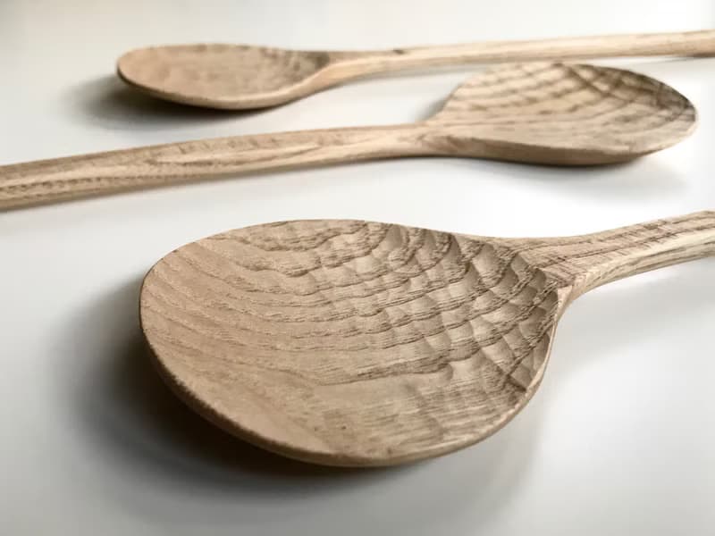 クリの木のサーバースプーン 大きめサイズ