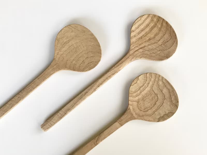 クリの木のサーバースプーン 大きめサイズ