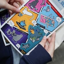 Orlane Made 美式漫畫防水貼紙