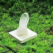 天然白水晶原礦能量柱 消磁淨化 療癒 開運 淨化