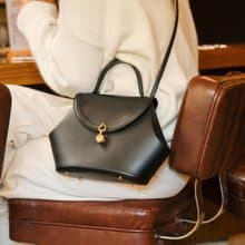 The Miro Bag 玉米基純素皮革 手提包 斜背包 黑色