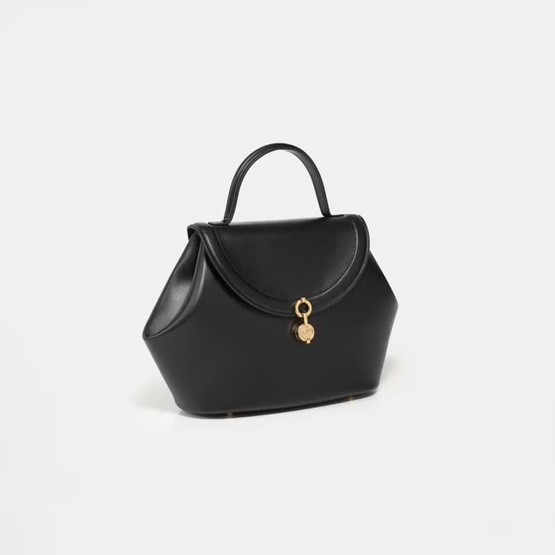 The Miro Bag 玉米基純素皮革 手提包 斜背包 黑色