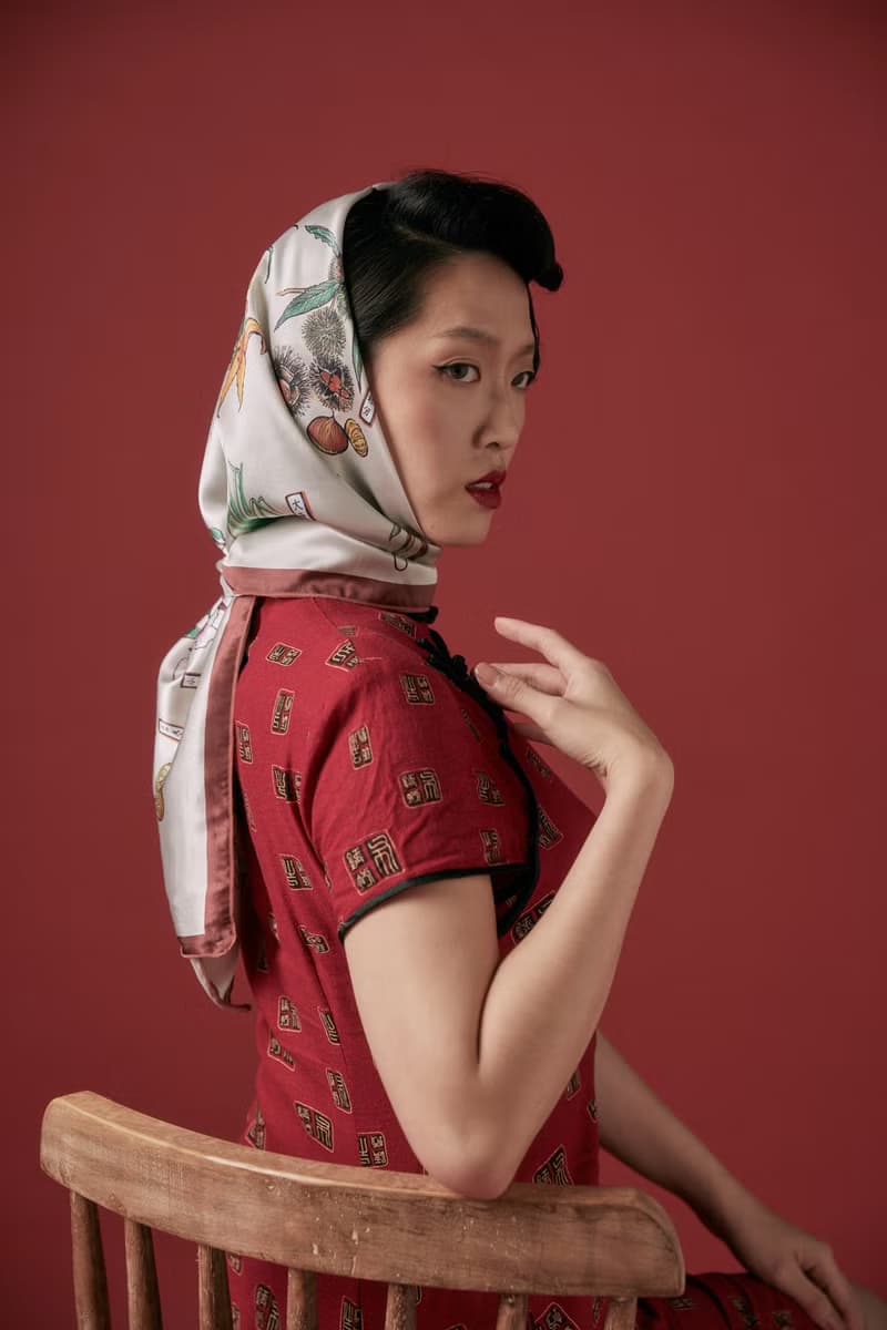 24 節氣食材圖鑑大方巾 ( 含印花束口包 )