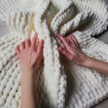 Milk white blanket wedding gift for sister postpartum gift