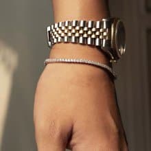 Wbj 2mm網球手鏈 滿鑽手鍊 手環