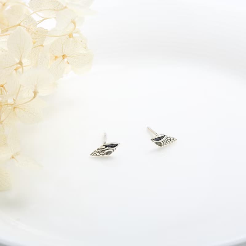 【Angel & Me】夏日 海洋 貝殼 s925 純銀耳環 耳夾 生日禮物