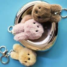 BON TON TOYS Miffy米菲兔環保毛絨鑰匙圈-8cm (三色)