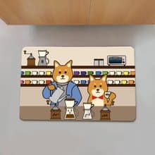 柴犬 仿羊絨 地墊