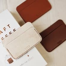 Leather card case