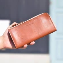 お札入れ ファスナー 財布 長財布 革財布 レザー イタリアンレザー 革