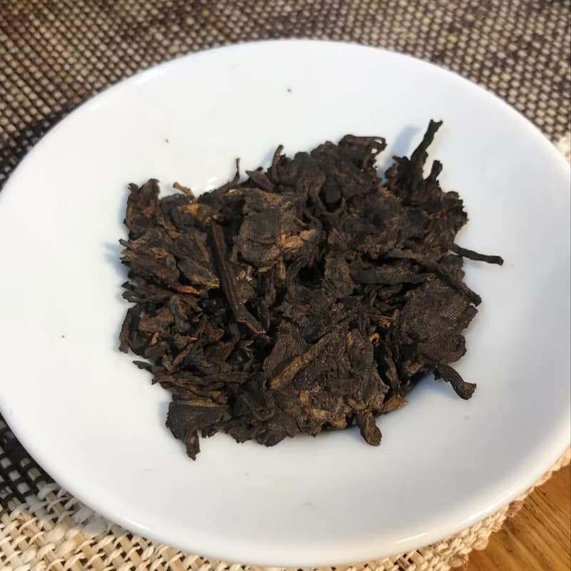 2018年 熟普洱茶餅 耐沖泡 357g 松木香甜潤厚醇