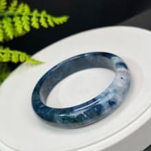 藍線石手鐲 53MM 漸變深藍白 女式手環 釋放壓力心情平靜開拓直覺