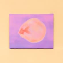 天堂的泡泡-掛畫/畫/裝飾畫/畫作/魚/金魚/氣泡/奇幻/療癒