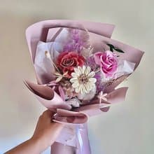 永生花束 永生花 生日花束 情人節花束 七夕 生日花束 畢業花束