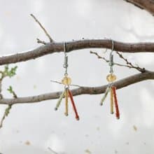 大地 喀什米爾耳環項鍊(Cashmere) 可改耳夾 限時免運