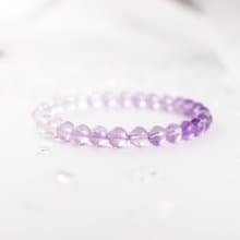 夢境星語 6MM 漸變紫水晶 手環 I 二月誕生石 貴人運 正向思考 I